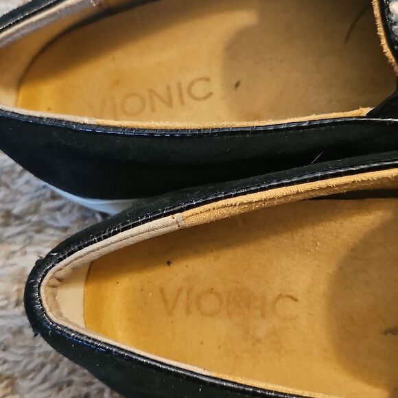 Black and Gray Slip-On Sneakers - Picture 3 of 6